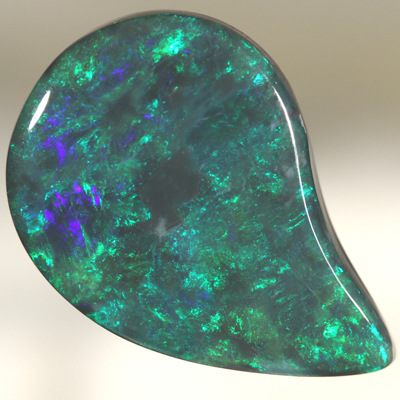 SOLID BLACK OPAL Large opal, golden turquoise and bottle green, top quality opal SEE VIDEO